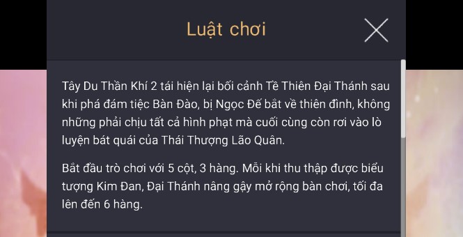 Luật chơi đơn giản