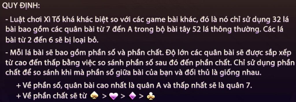 Luật chơi Xì tố